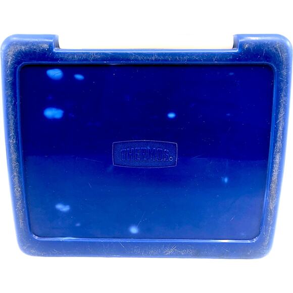 Teenage Mutant Ninja Turtles Blue Vintage 1990 Thermos Lunchbox - Picture 5 of 7